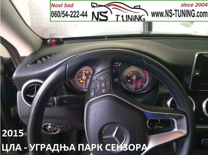 mercedes cla ugradnja parking senzori novi sad tuning auto servis